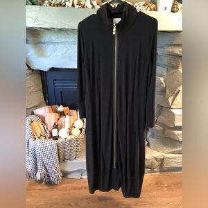 Zadie B’s Modest Black Zip Dress New!